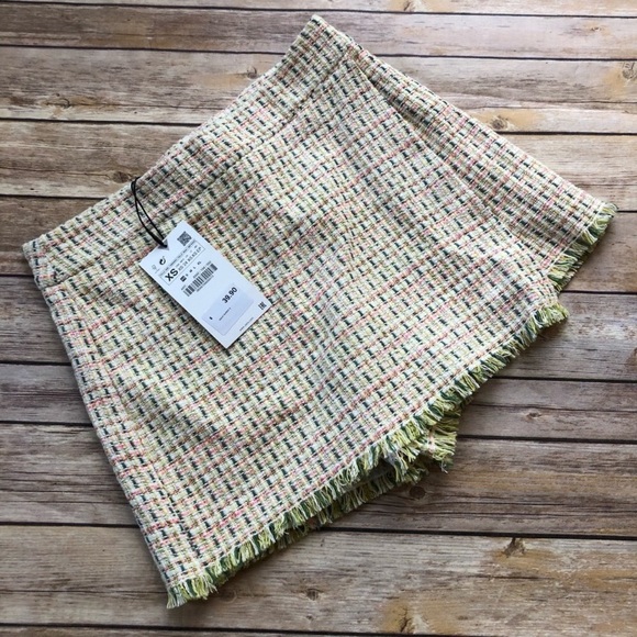 Zara Pants - Zara NWT Tweed Skort Shorts Skirt Size XS Summer
